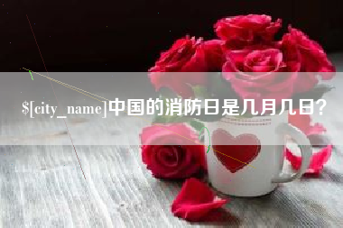 雄安新区中国的消防日是几月几日？