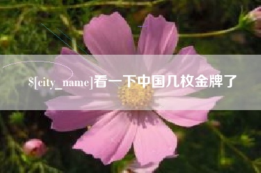雄安新区看一下中国几枚金牌了
