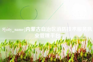 雄安新区内蒙古自治区消防技术服务执业管理平台