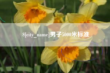 雄安新区男子5000米标准