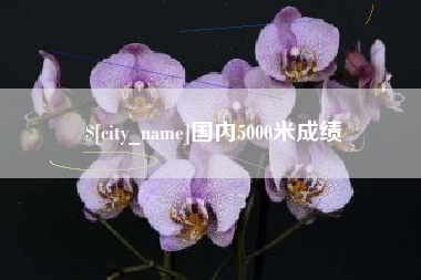 雄安新区国内5000米成绩
