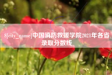 雄安新区中国消防救援学院2021年各省录取分数线