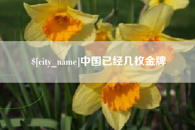 雄安新区中国已经几枚金牌