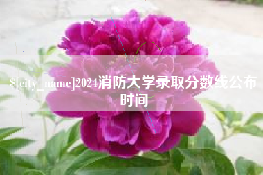 雄安新区2024消防大学录取分数线公布时间