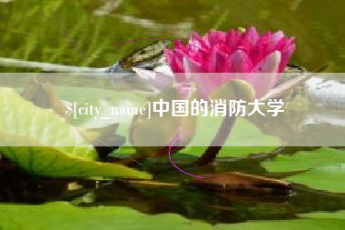 雄安新区中国的消防大学