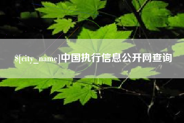 雄安新区中国执行信息公开网查询