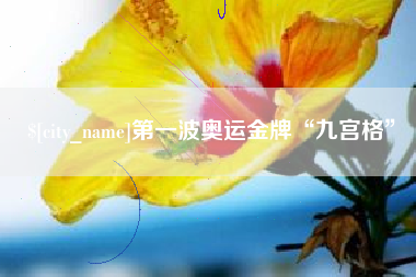 雄安新区第一波奥运金牌“九宫格”