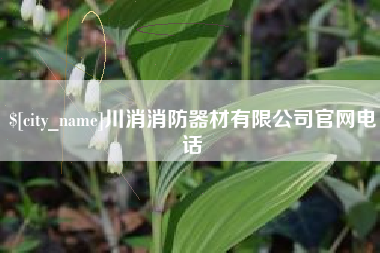 雄安新区川消消防器材有限公司官网电话
