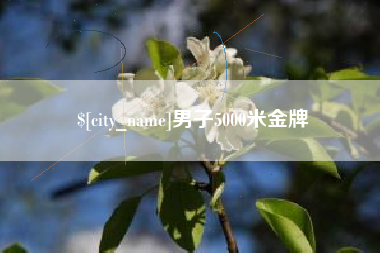 雄安新区男子5000米金牌