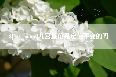 雄安新区九宫星位是定位不变的吗