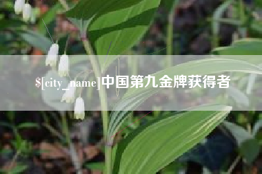 雄安新区中国第九金牌获得者