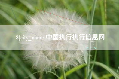 雄安新区中国执行执行信息网