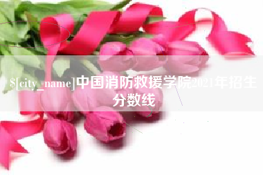 雄安新区中国消防救援学院2021年招生分数线