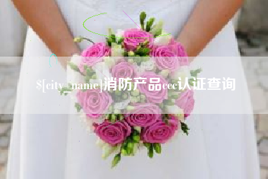 雄安新区消防产品ccc认证查询