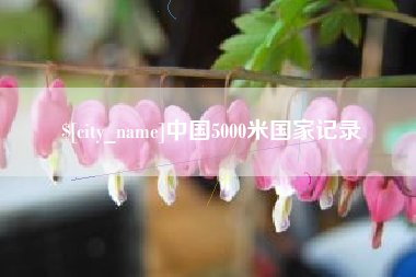 雄安新区中国5000米国家记录